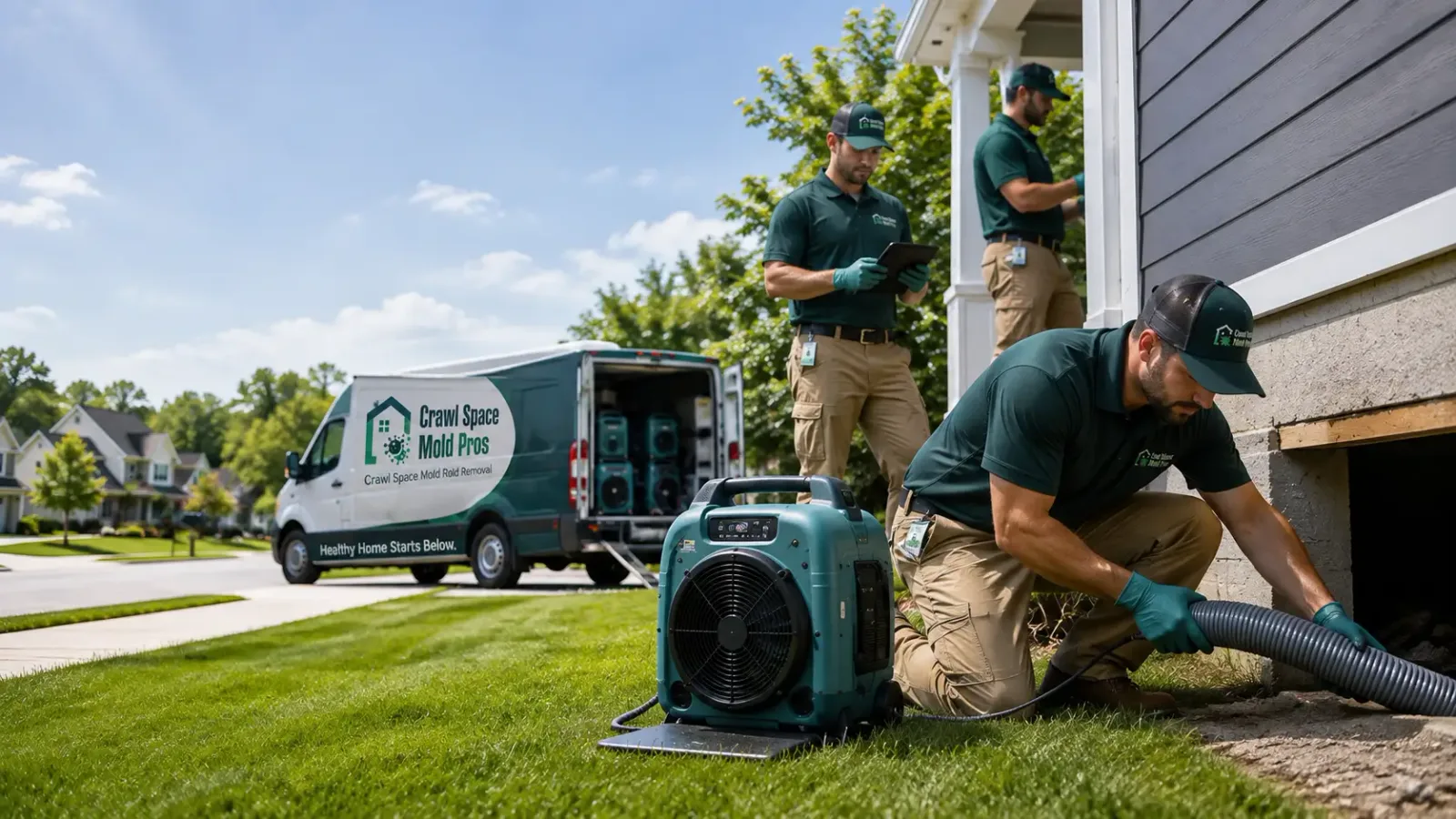 Crawl Space Mold Removal in Shelby, NE